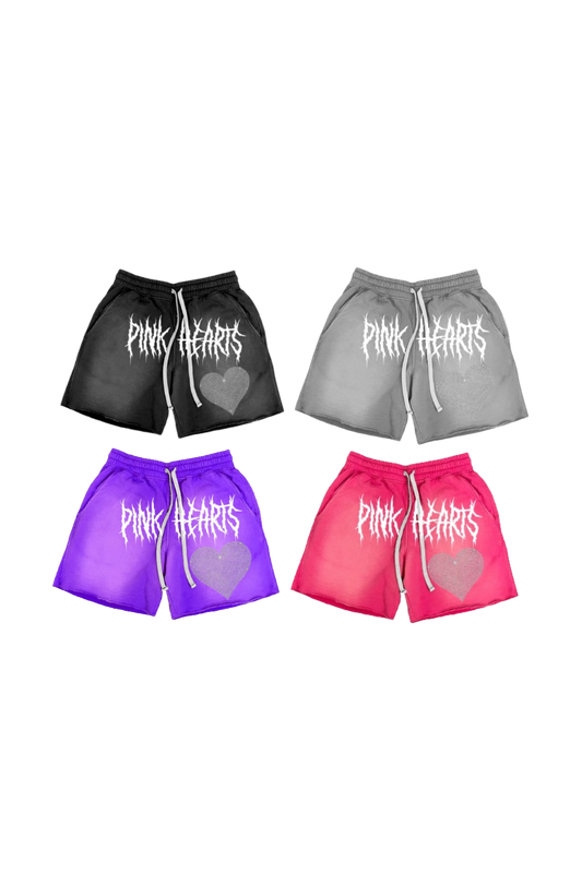 Pink Hearts shorts