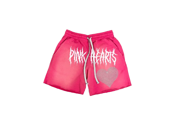 Pink Hearts shorts