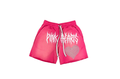 Pink Hearts shorts