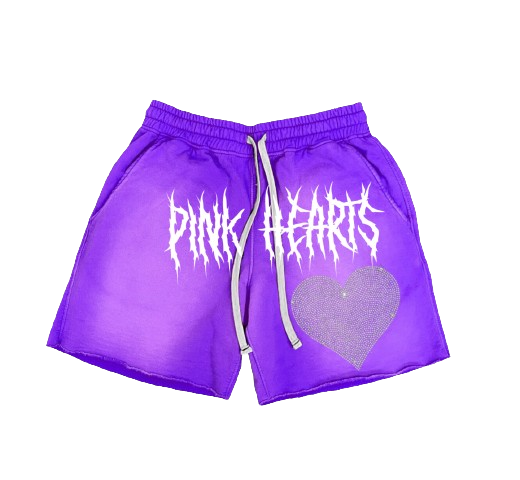 Pink Hearts shorts