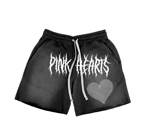 Pink Hearts shorts